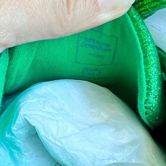 NIB Opening Ceremony green sparkle sneakers - Picture 11 of 12